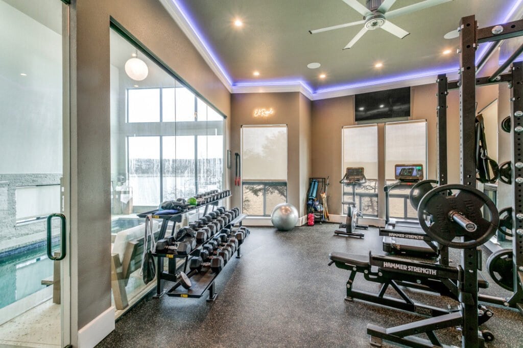Private gym at El Regalo
