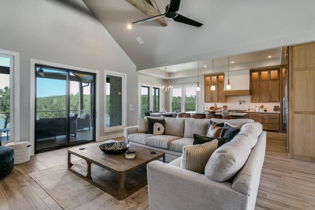 Main living area at The Gathering House