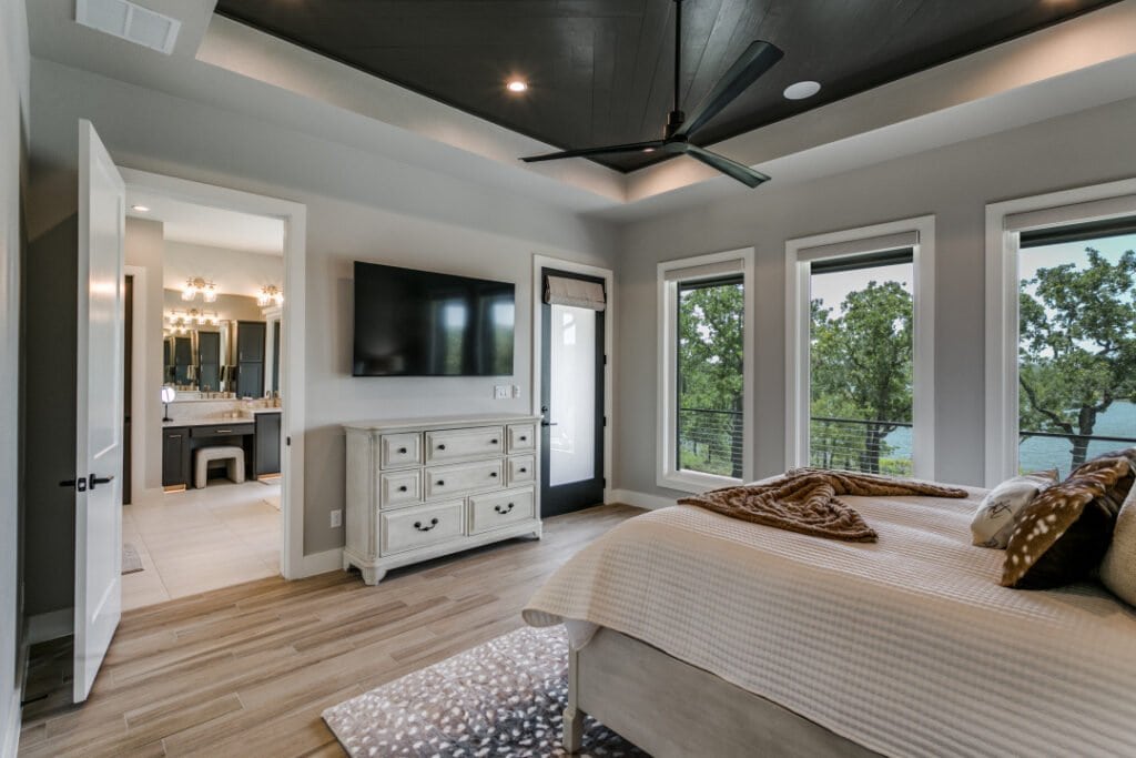 Primary bedroom at The Gathering House