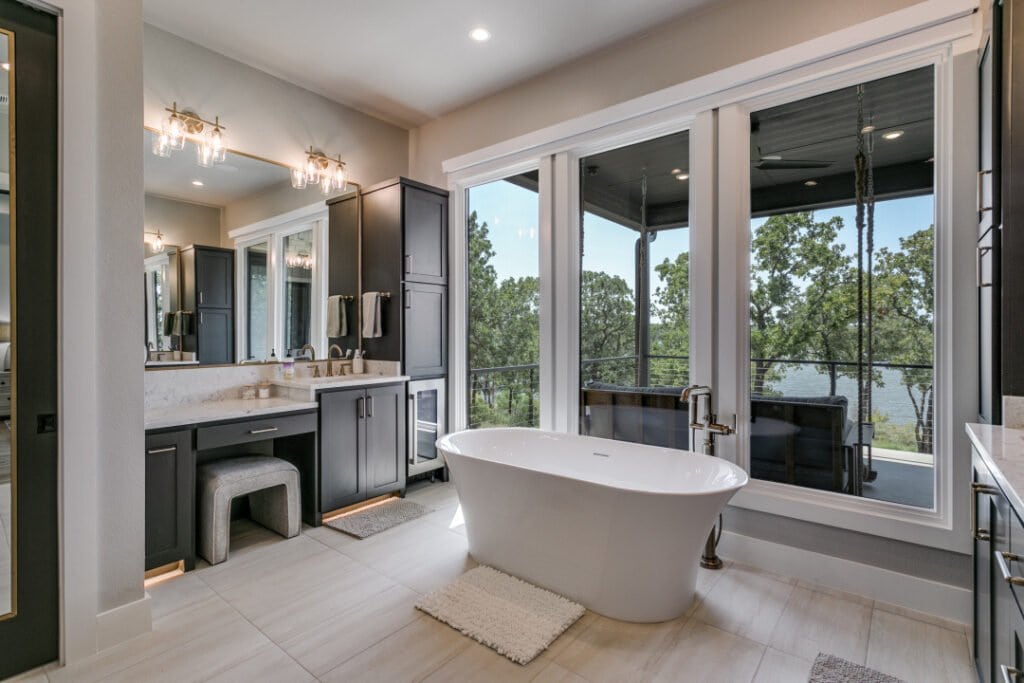 Primary bathroom at The Gathering House