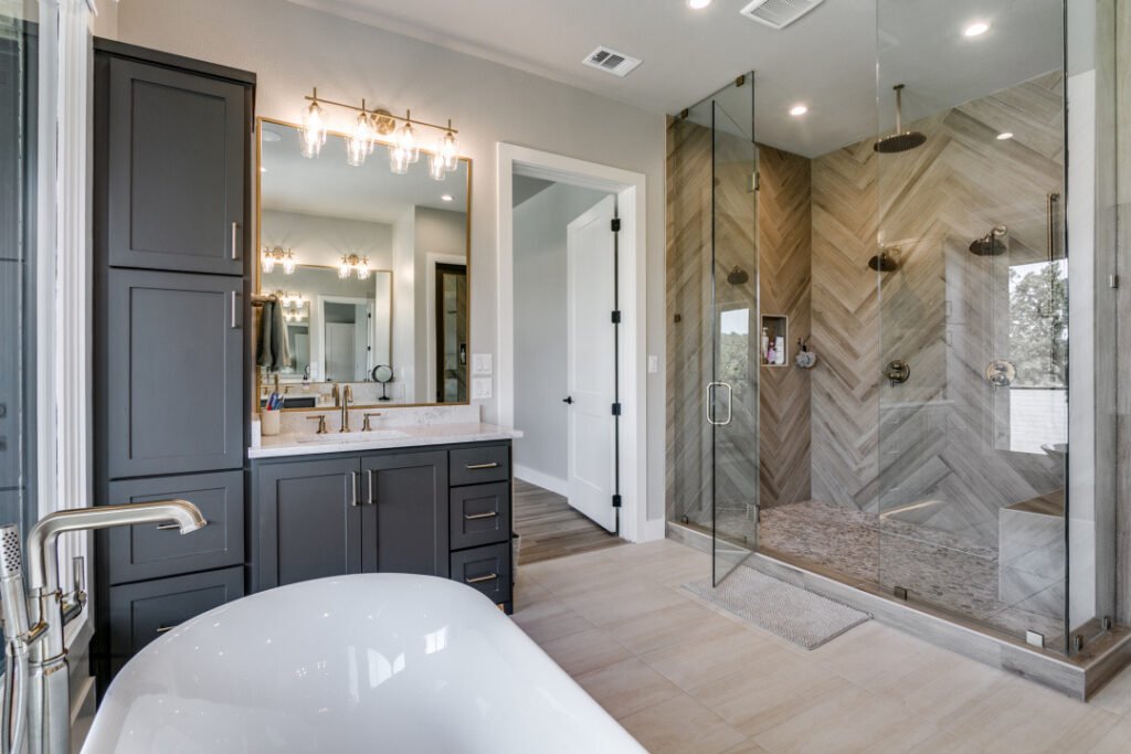 Primary shower at The Gathering House