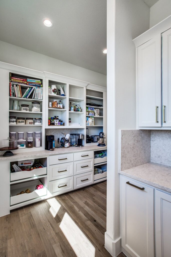 Pantry in an Edge Crew custom home