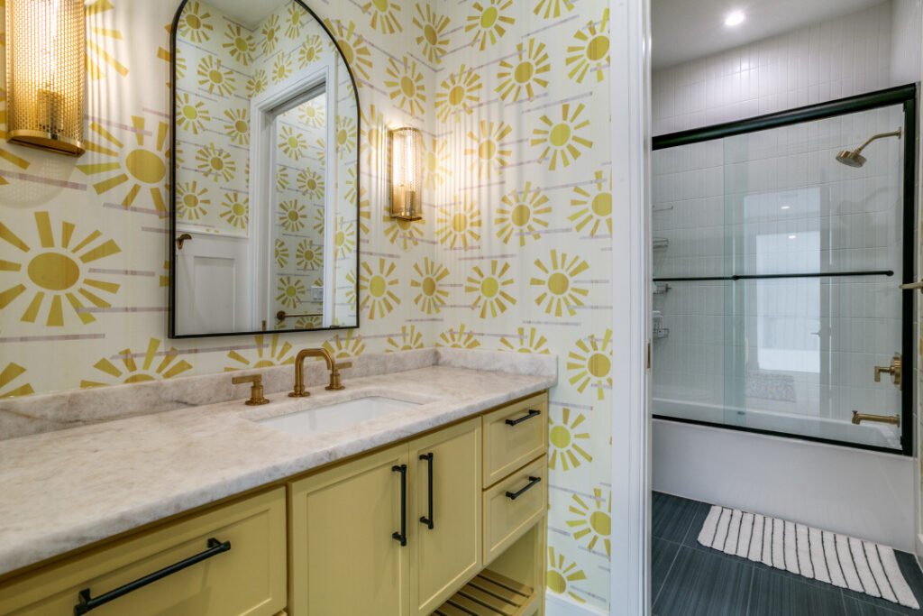 Bathroom in an Edge Crew custom home