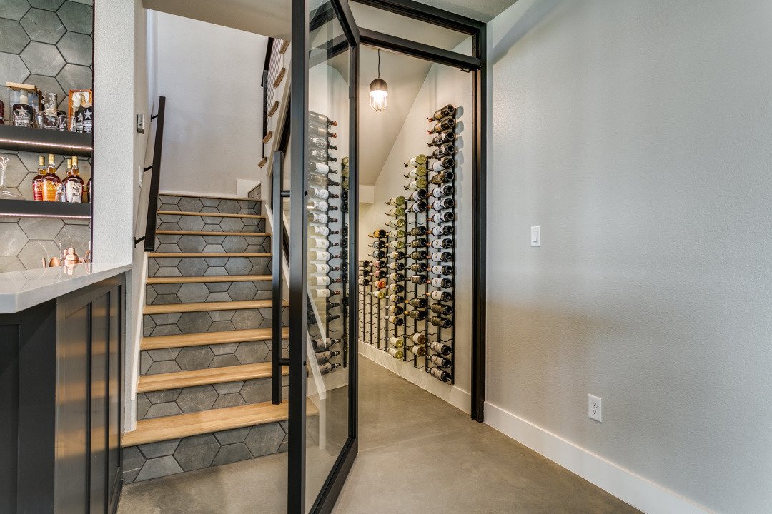 Wine room at The Gathering House